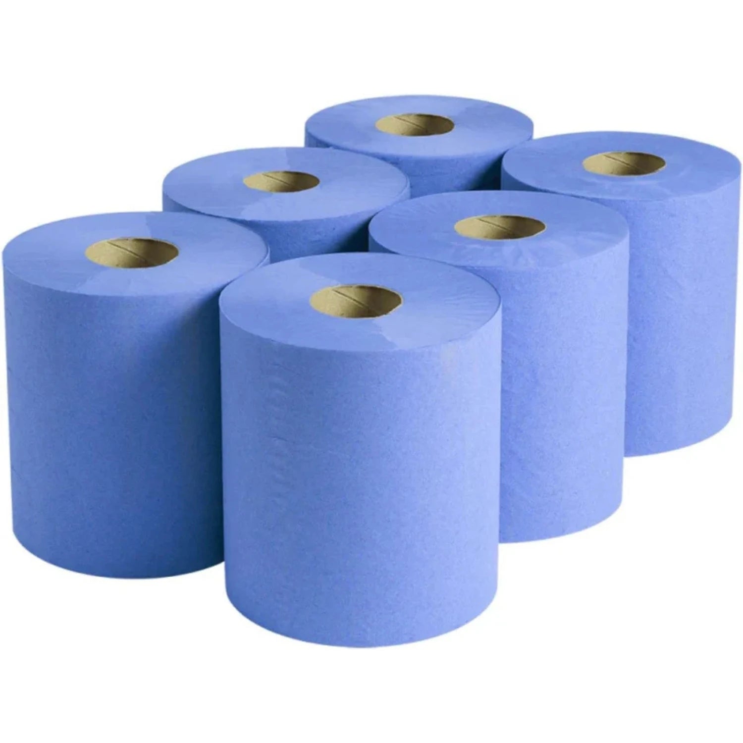 150M-2Ply Centrefeed Blue Kitchen Rolls (Pack of 6)