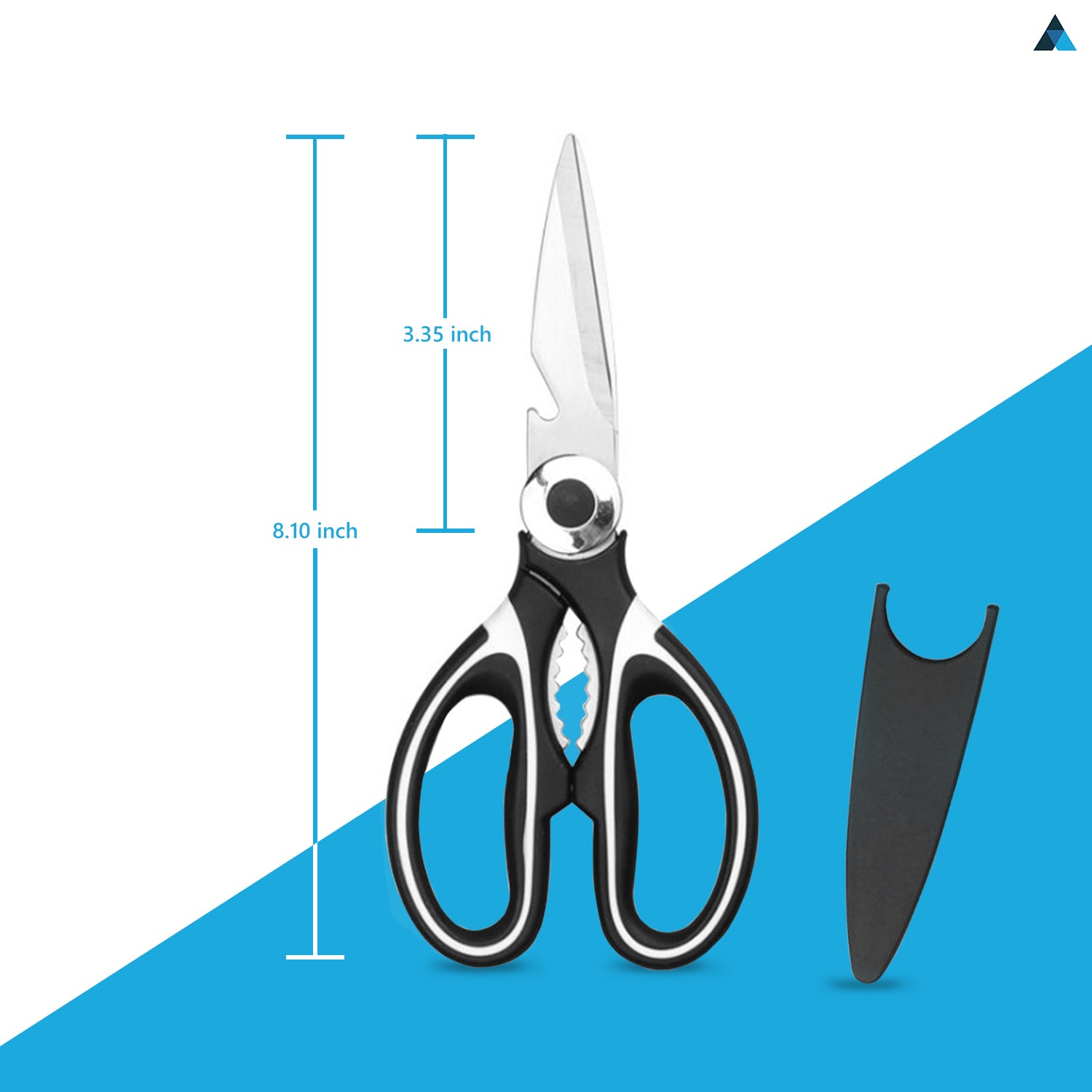 Kitchen Scissor Steel Blades with Ultra Sharp Blades