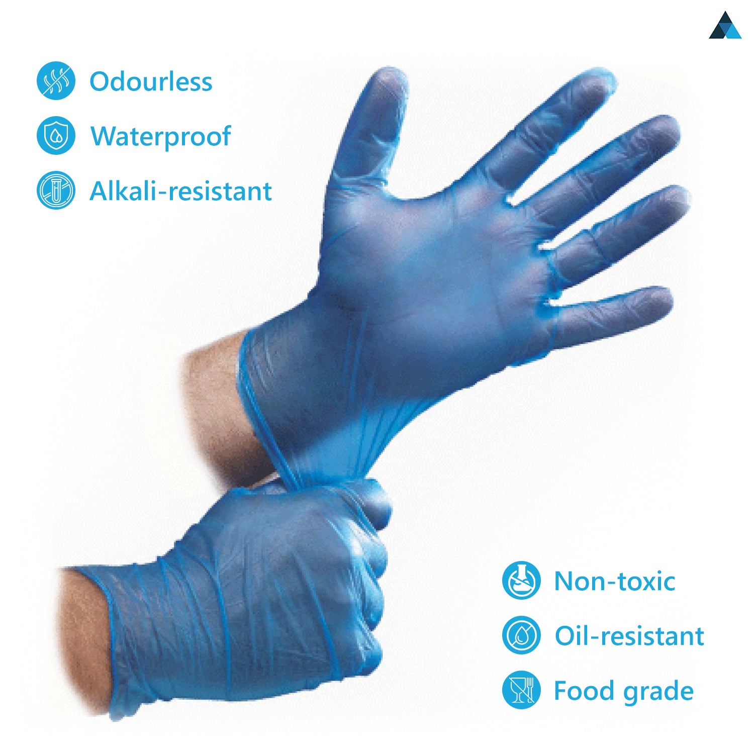 Medium Vinyl Multi-Purpose Gloves (100pcs)