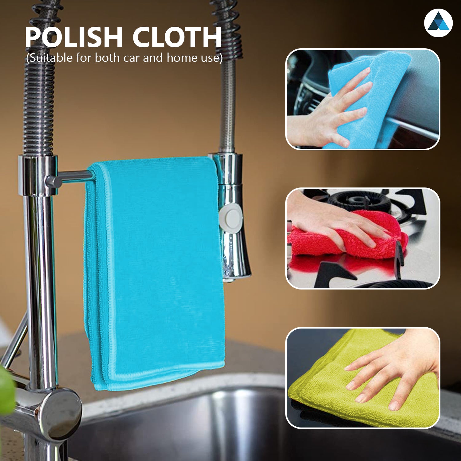 Microfiber Blue-40x40cm- Pack of 10