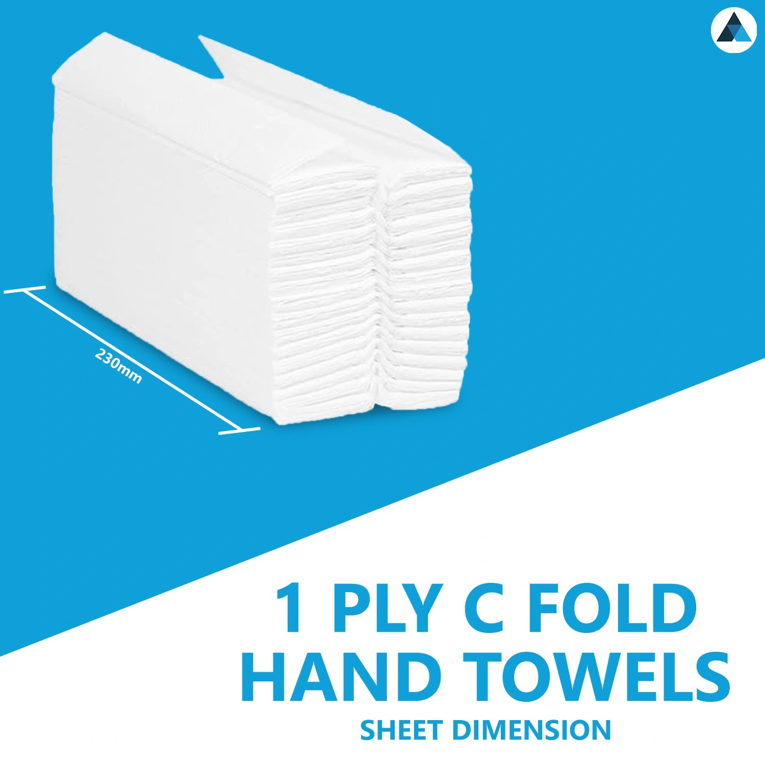 C Fold 1 Ply Paper Hand Towels 2760 White Sheets 15 Sleeves