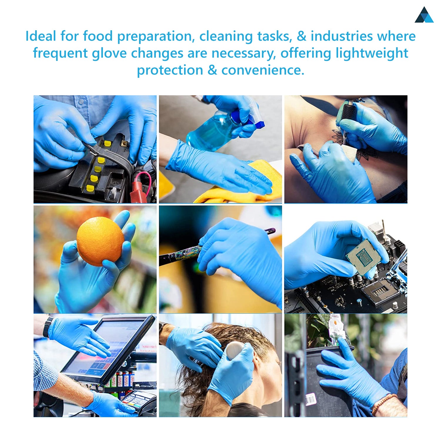 Small Vinyl Multi-Purpose Gloves (100pcs)