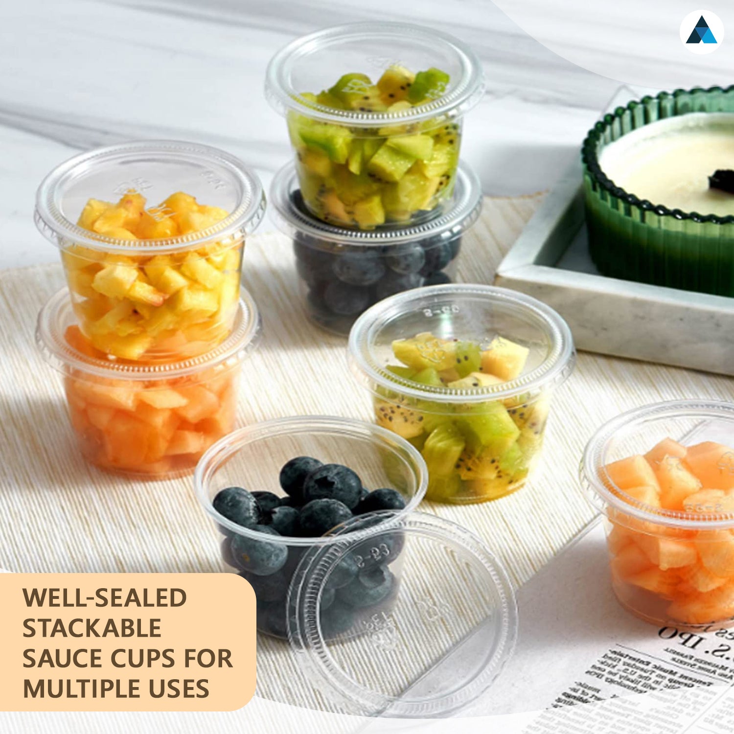 2oz and 4oz Plastic Sauce Pots