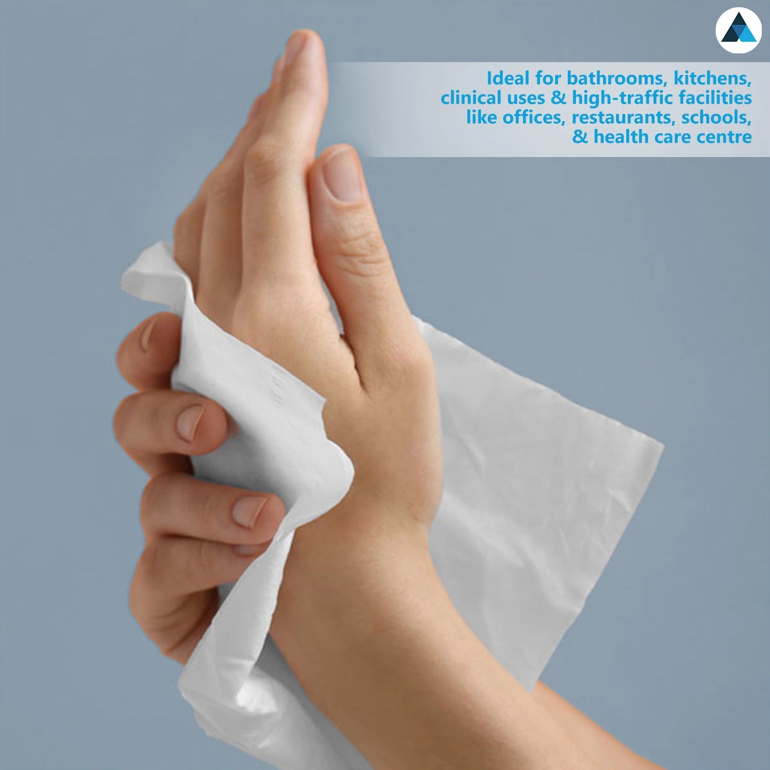24x20.3cm Paper Towels 3000 Sheets Extra Strong 2 Ply Paper Towels Z Fold White