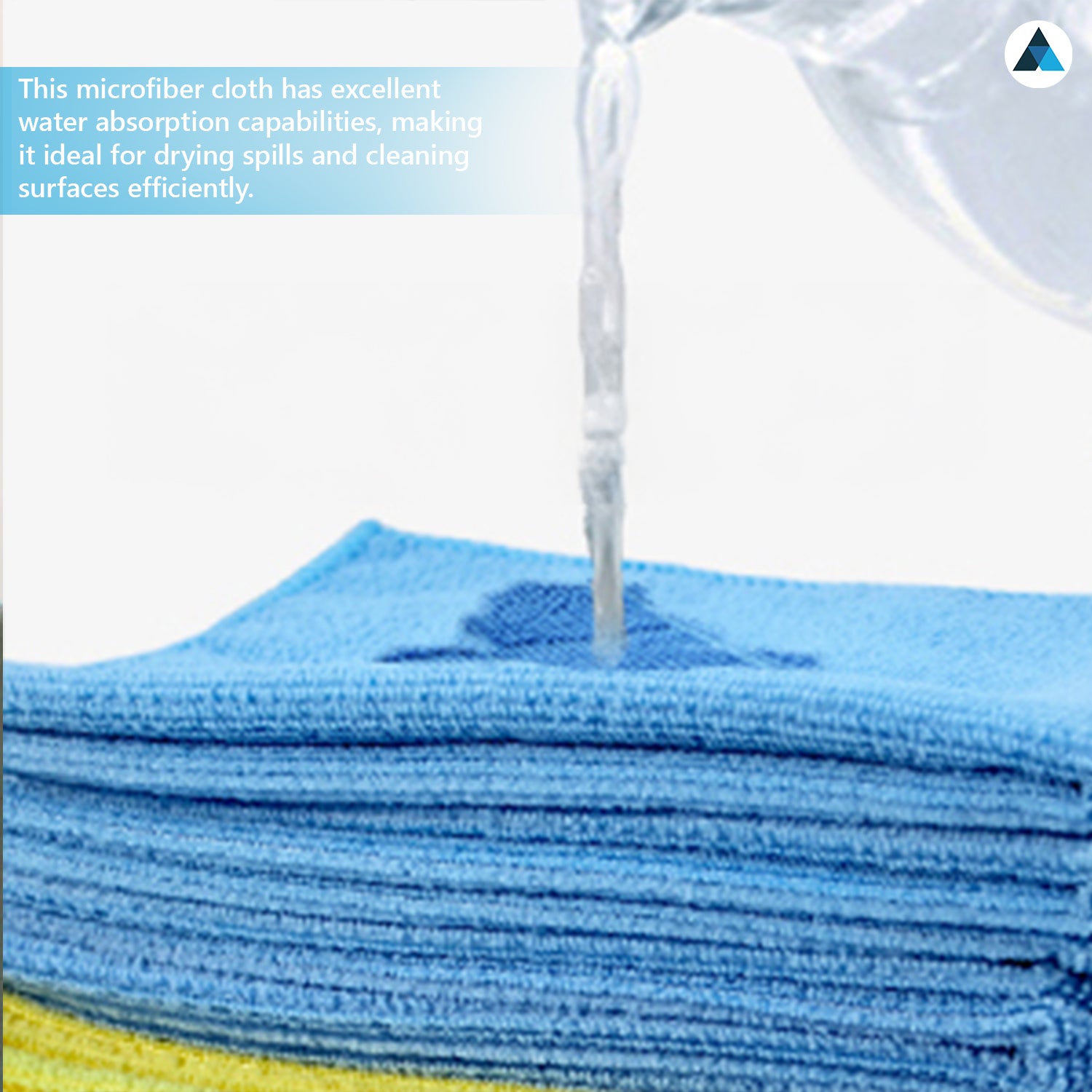Microfiber Blue-40x40cm- Pack of 10