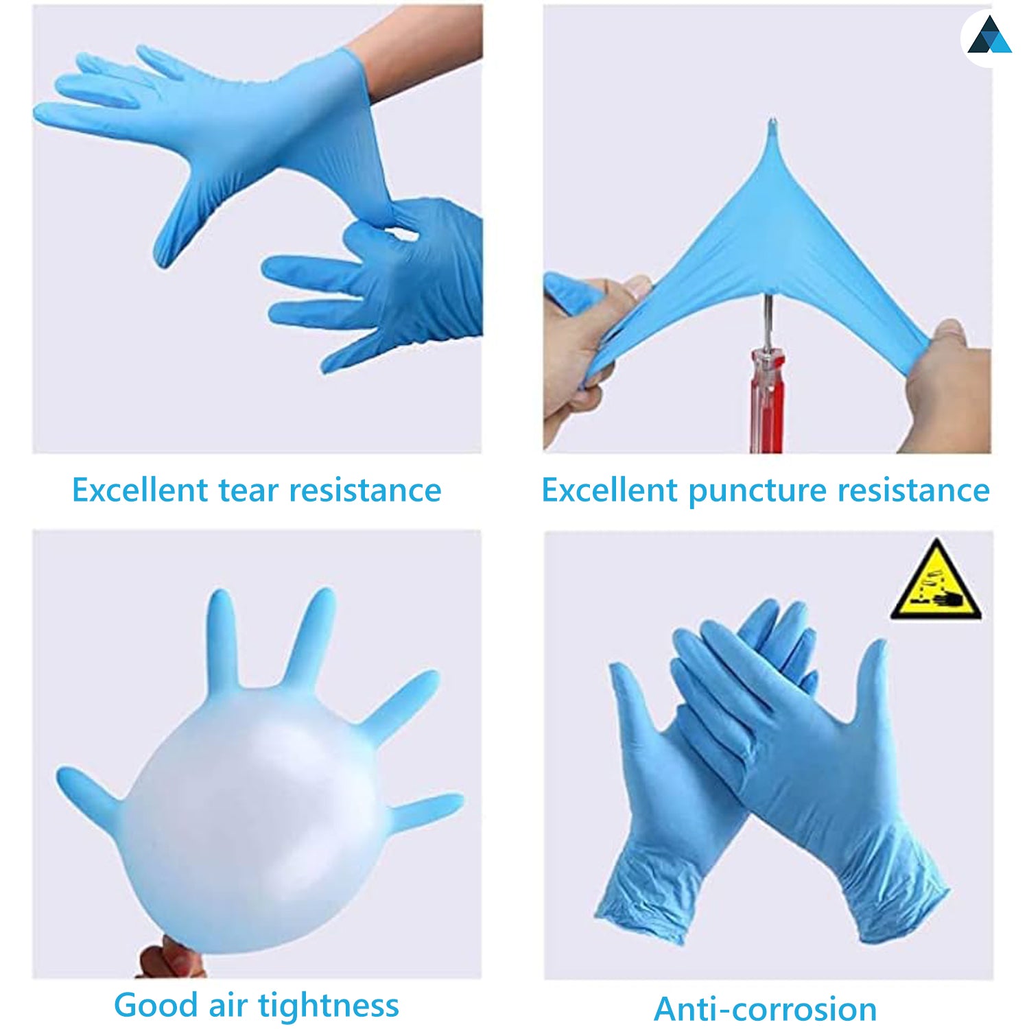 Medium Nitrile Gloves (100 pcs)