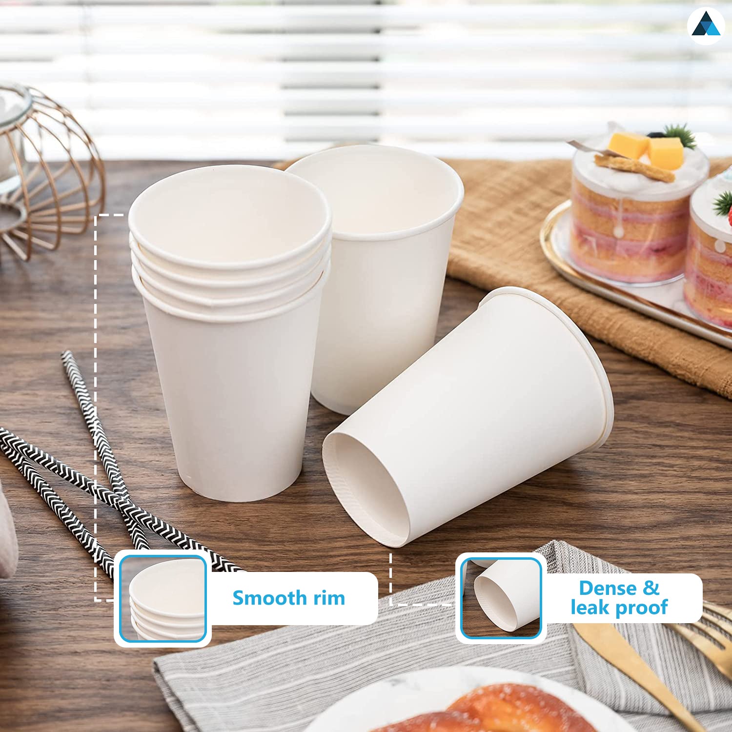 16oz Disposable Single Wall Cups
