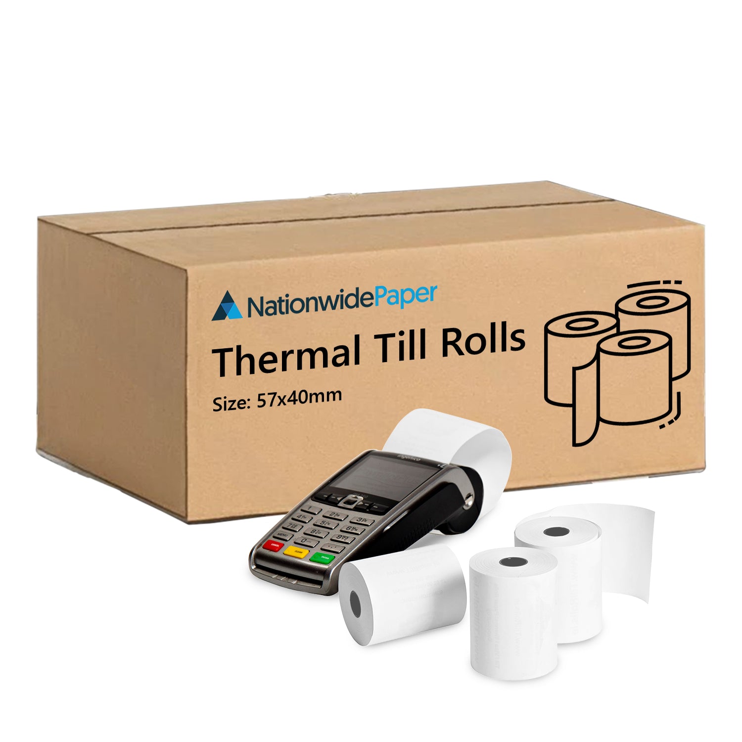 Thermal Till Rolls 57 x 40 mm