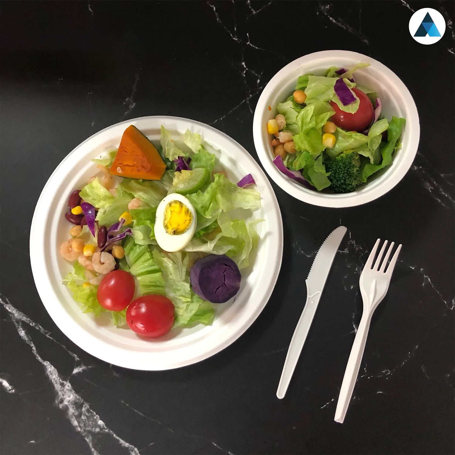 Round Paper Bagasse Plates