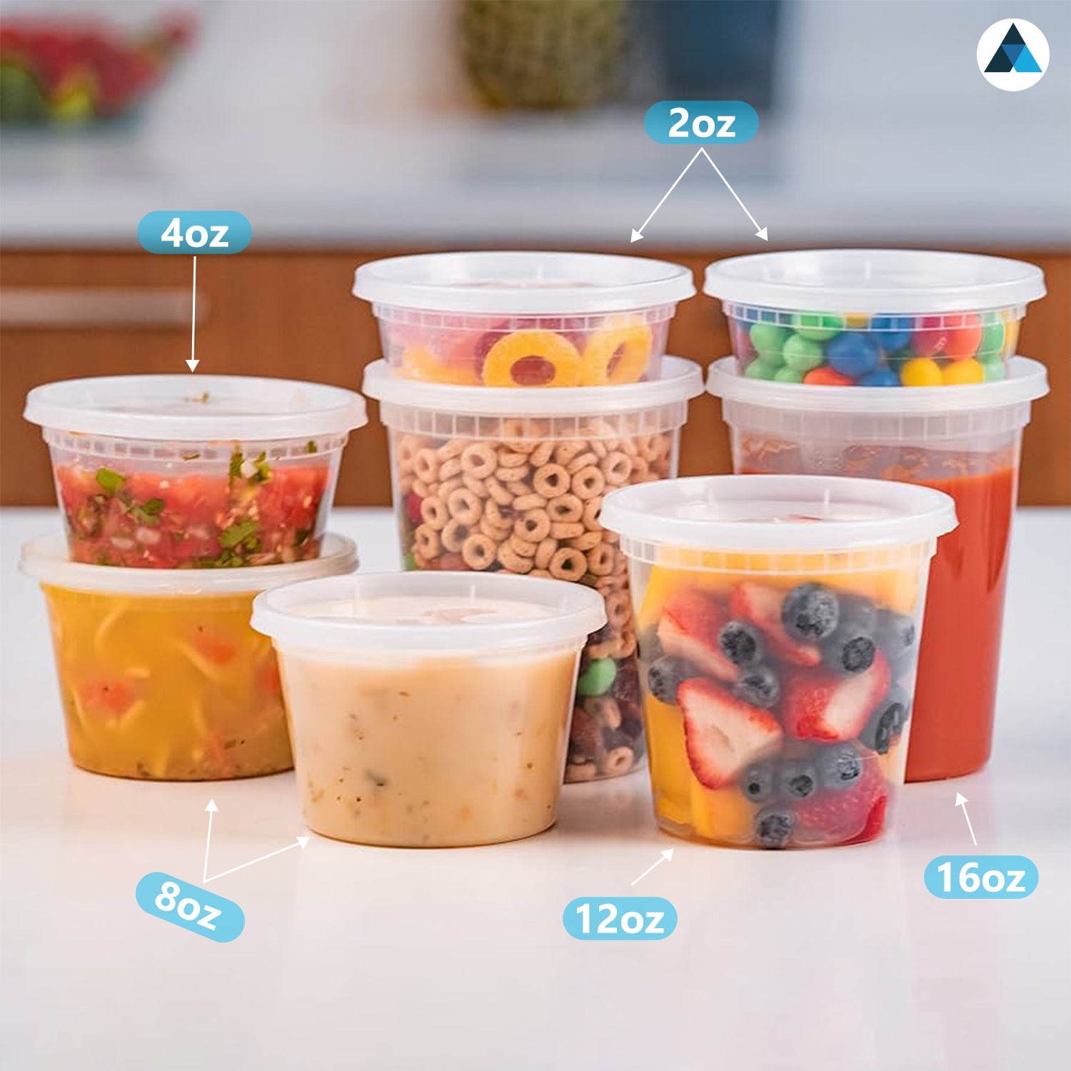 Meal Prep Food Containers with Leakproof Lids