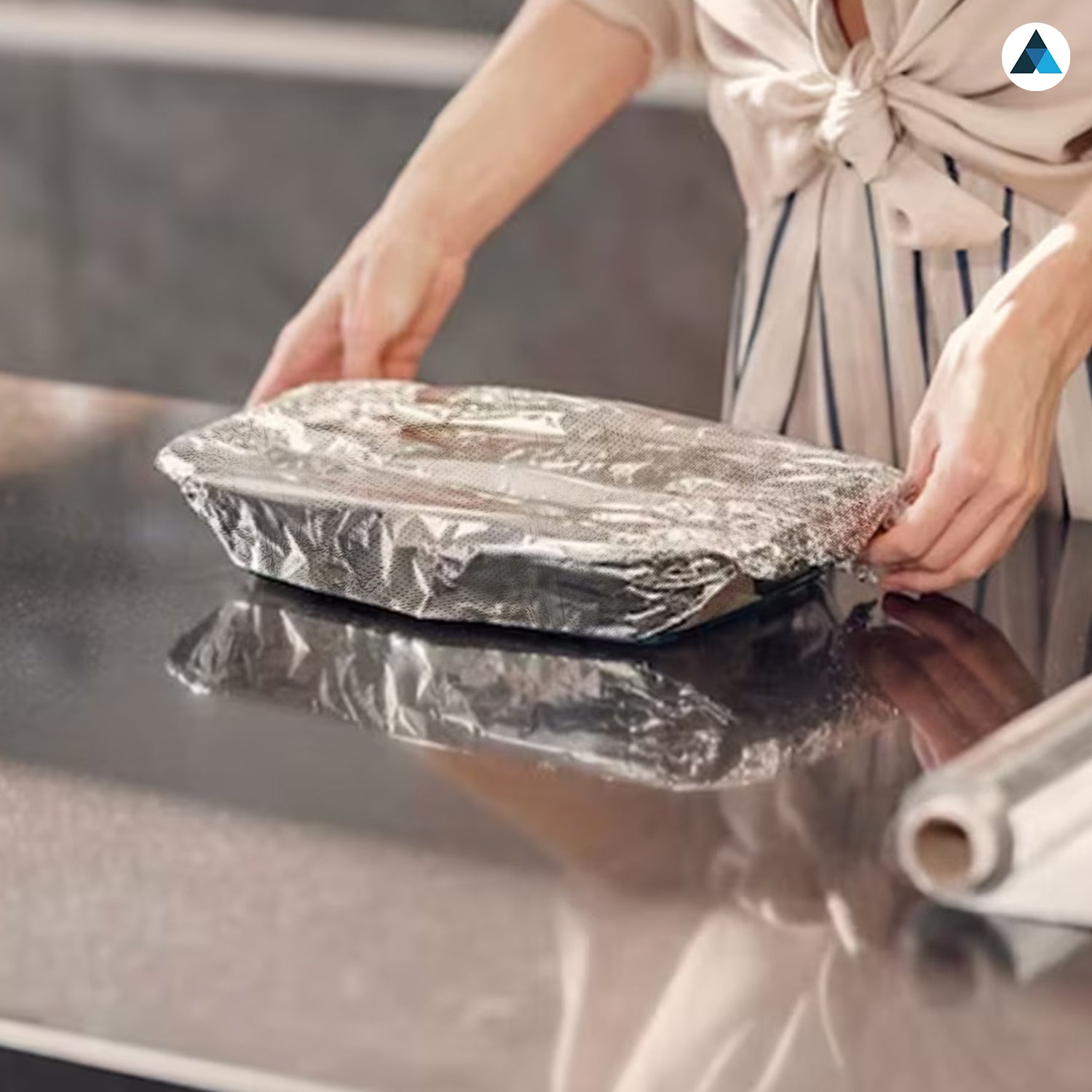 Aluminium Pre-Cut Foil Sheets 23cm x 27cm