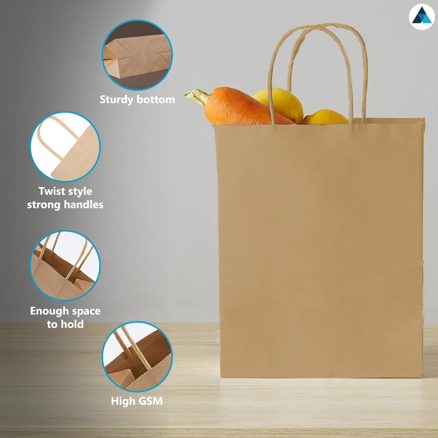 X-Small Twist Handle Bags -13.3x20.3x9.5cm