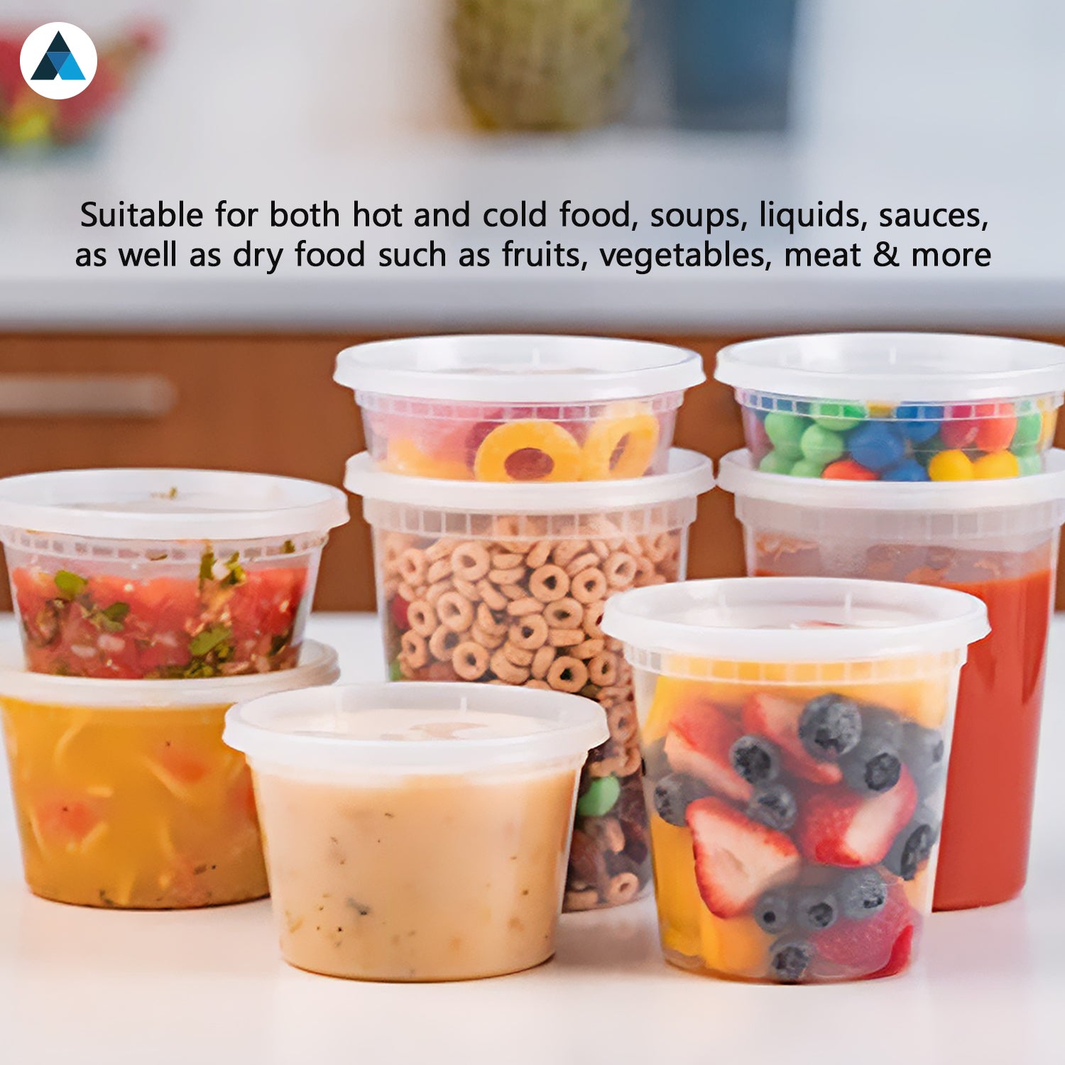 Meal Prep Food Containers with Leakproof Lids