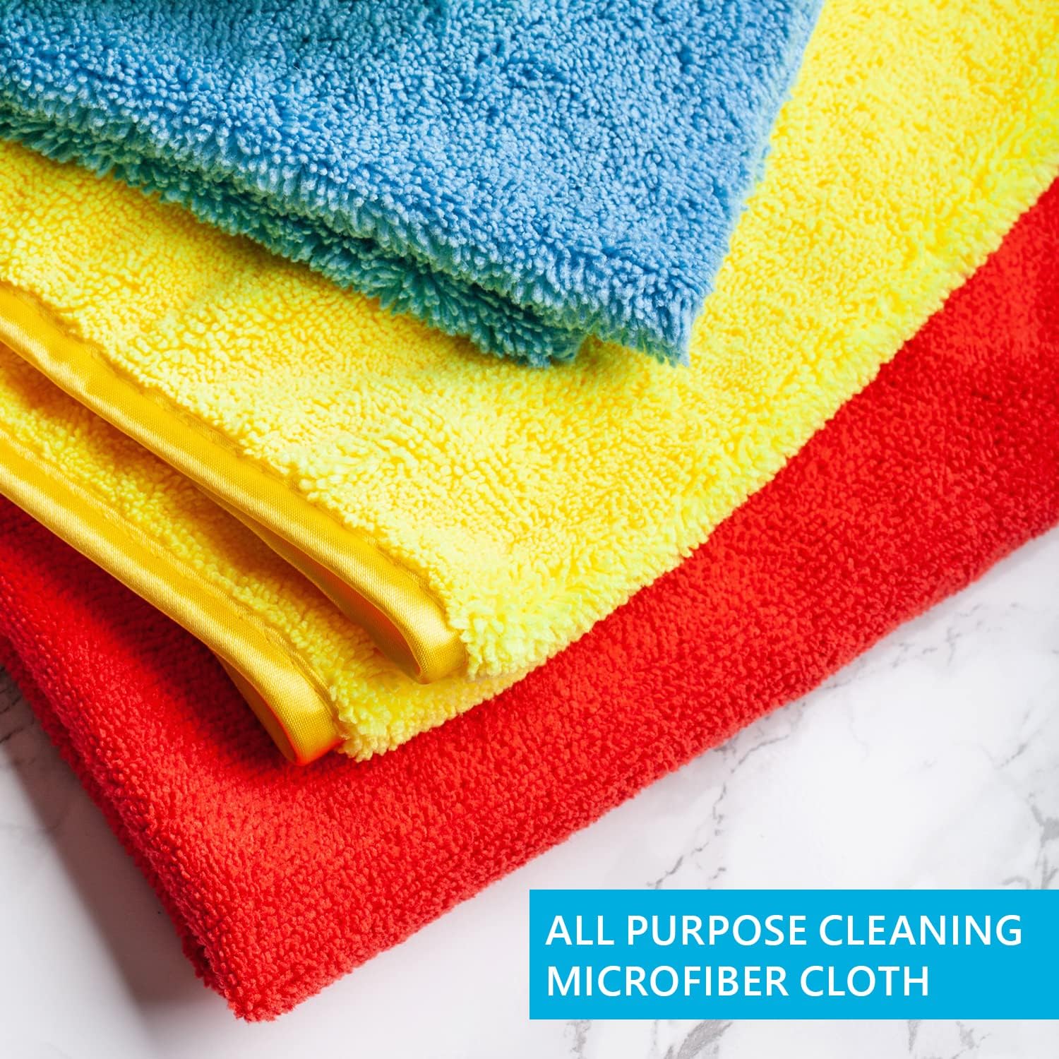 Microfiber Blue-40x40cm- Pack of 10