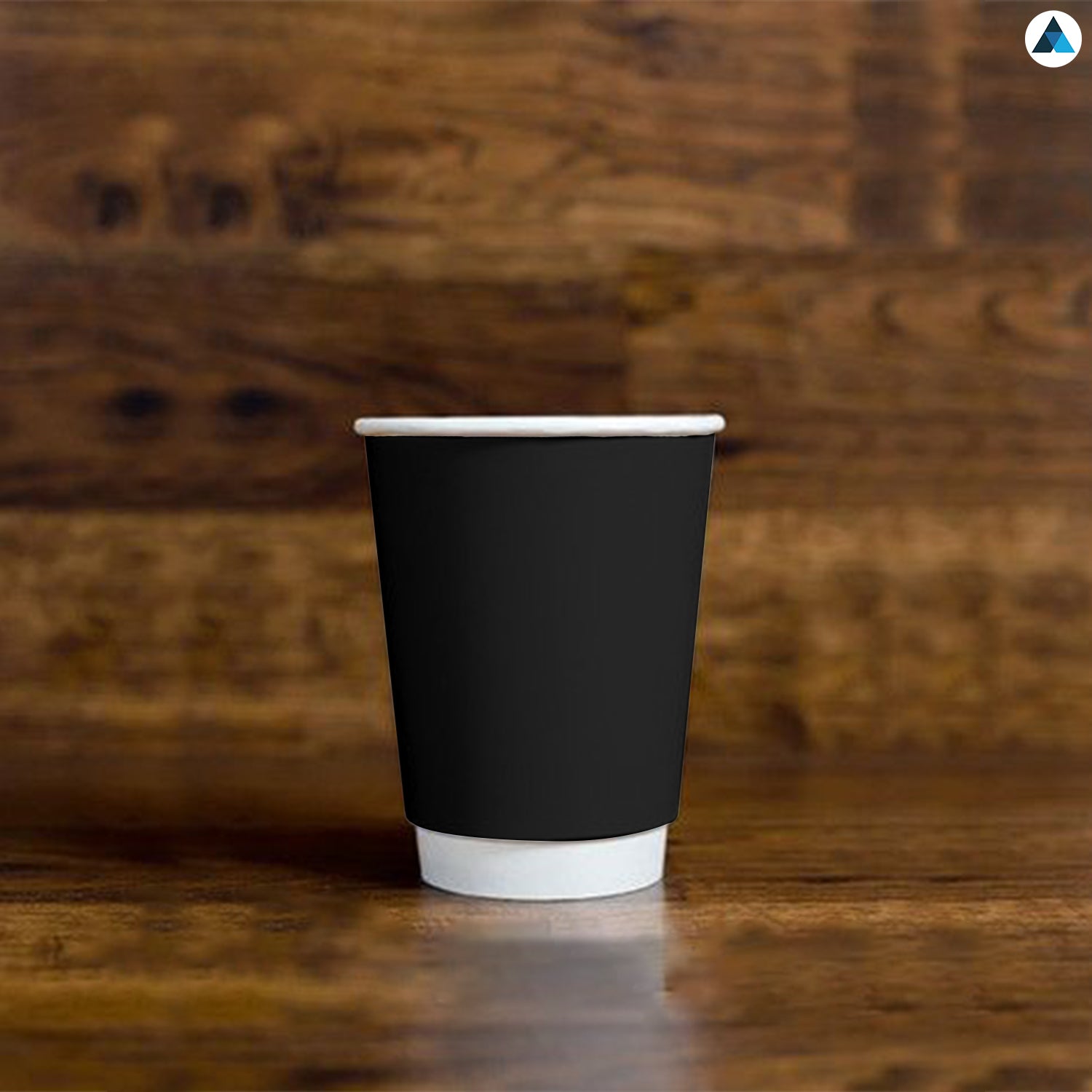 8oz Black Double Wall Paper Cups