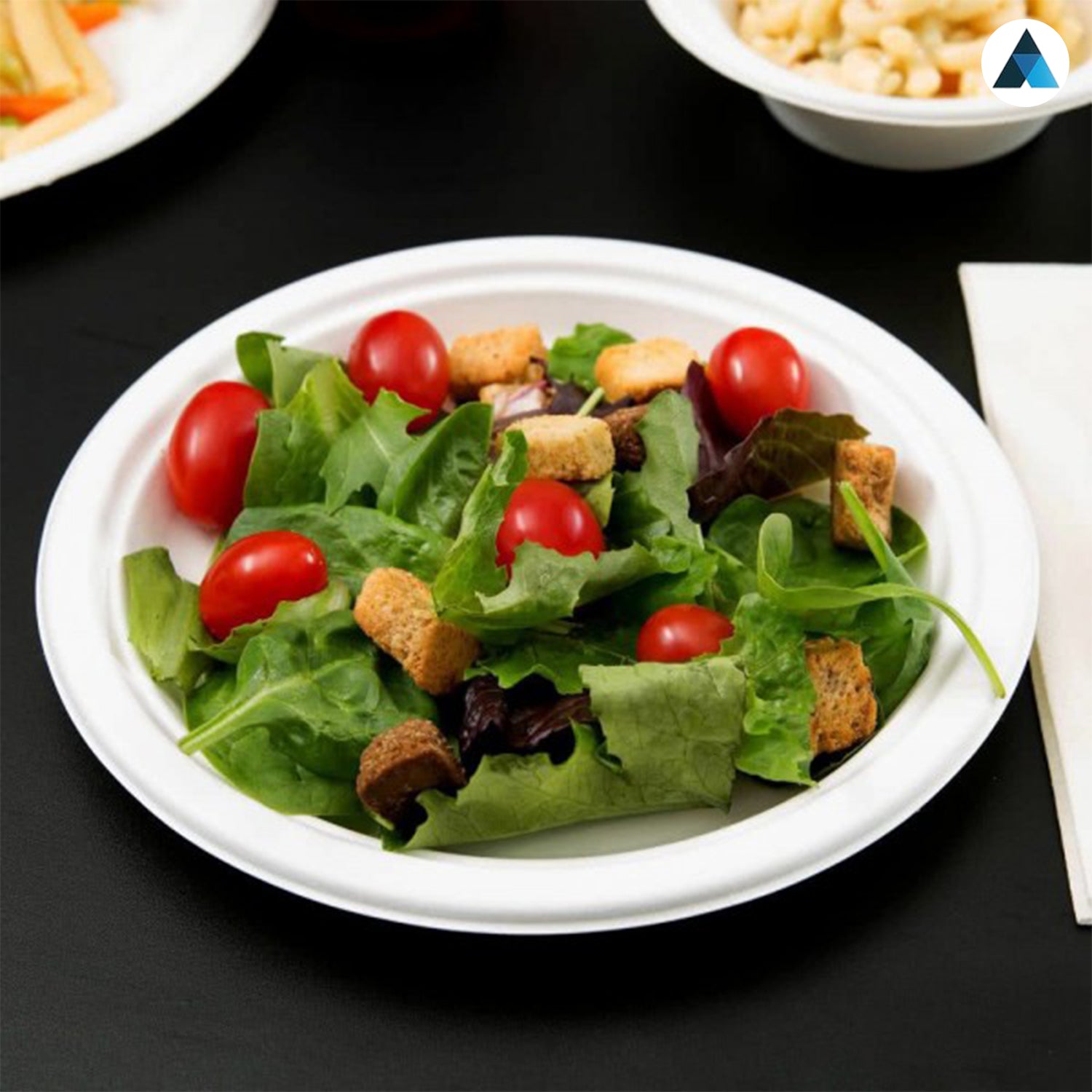 Round Paper Bagasse Plates