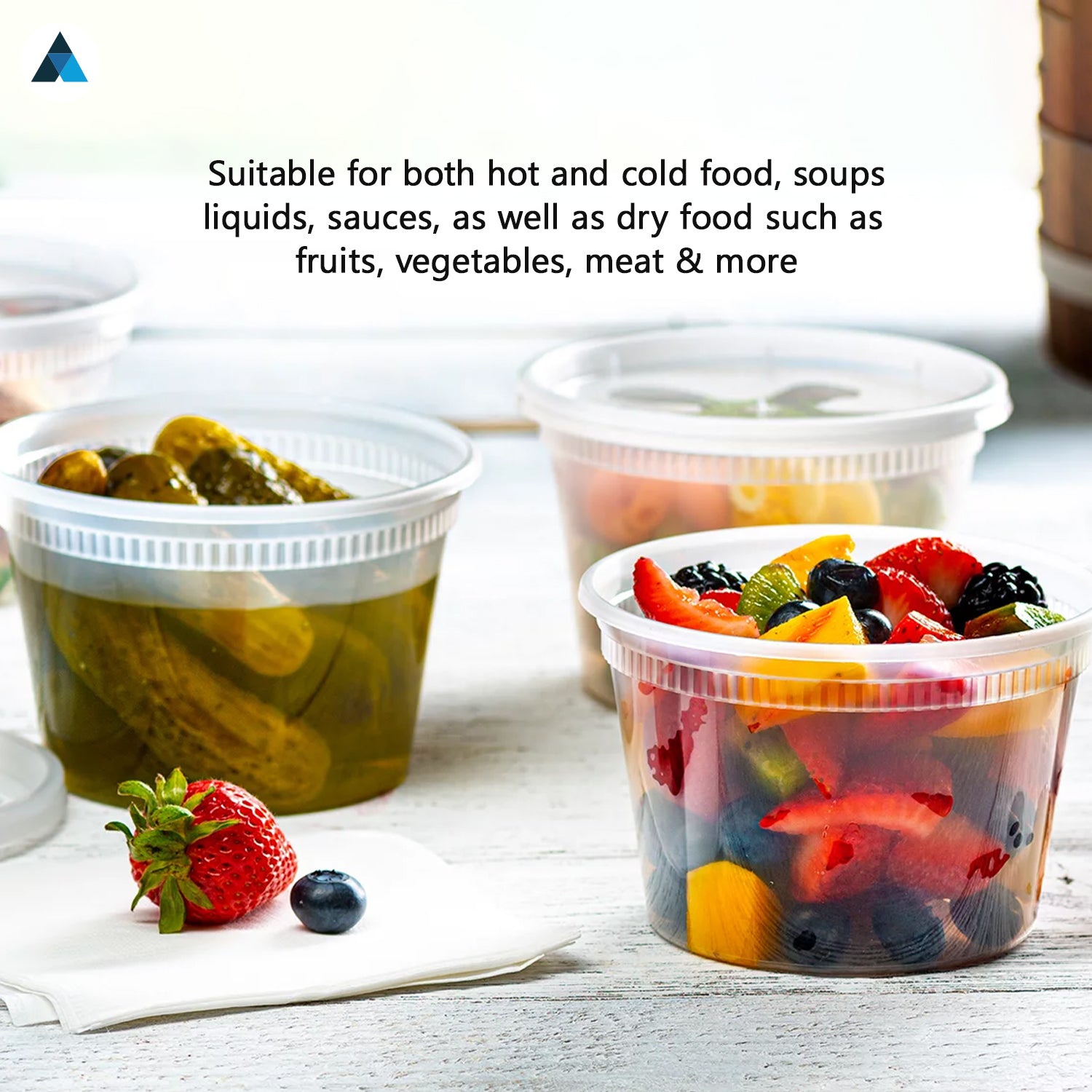 Meal Prep Food Containers with Leakproof Lids