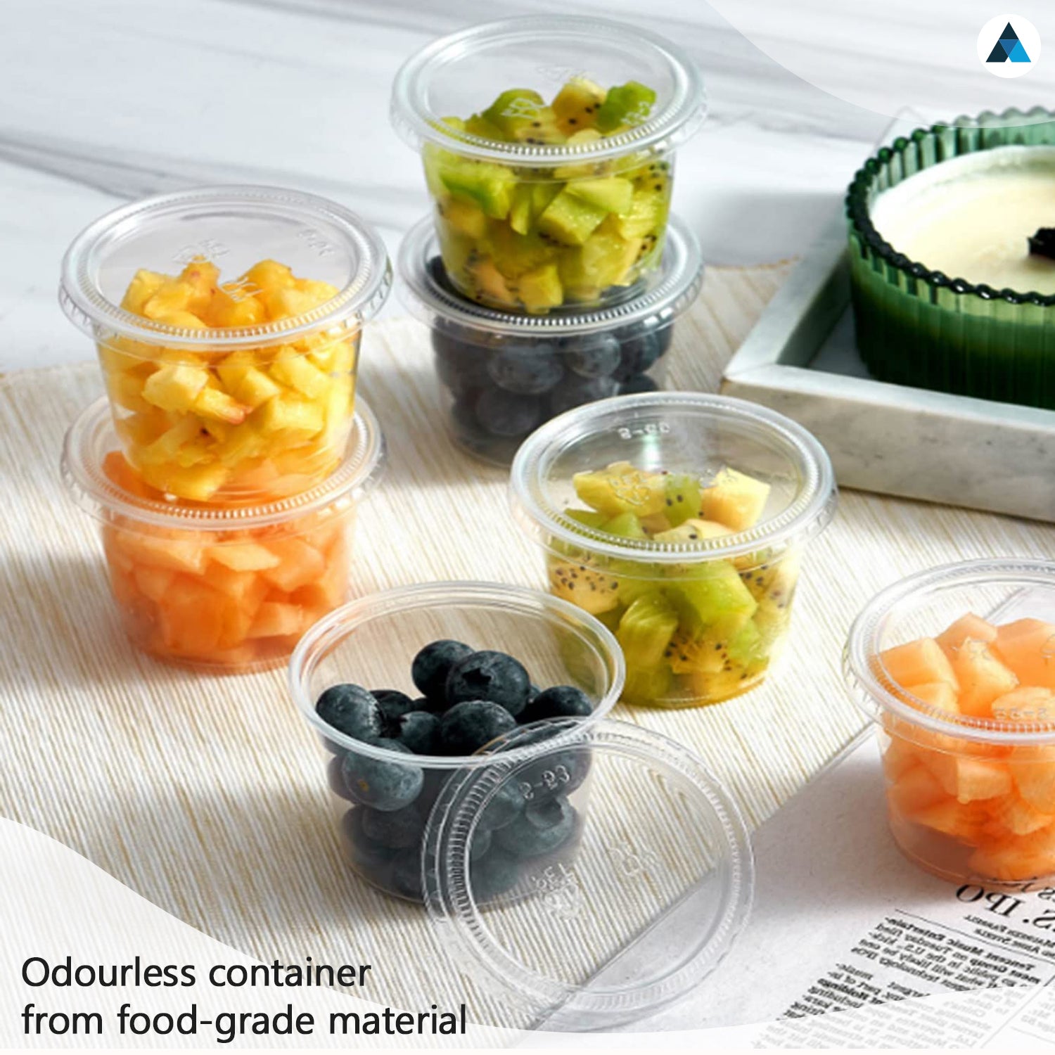 2oz and 4oz Plastic Sauce Pots