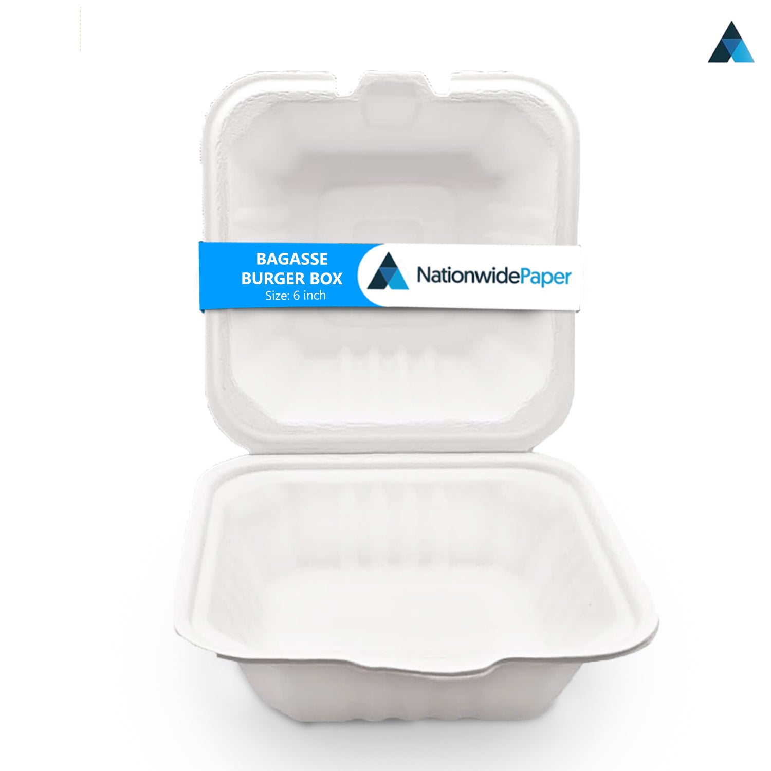Takeaway Bagasse Food Containers Burger Box