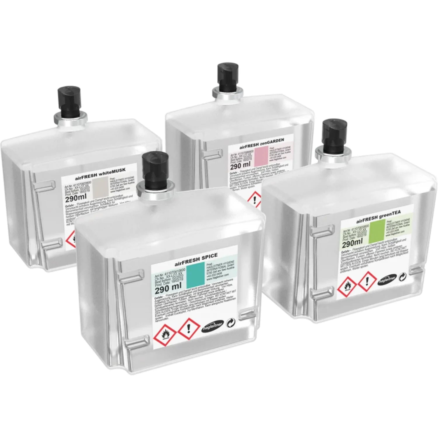 Combo of 4 Air Fresh Wellness 290 ml each 2 (Pack of 8)