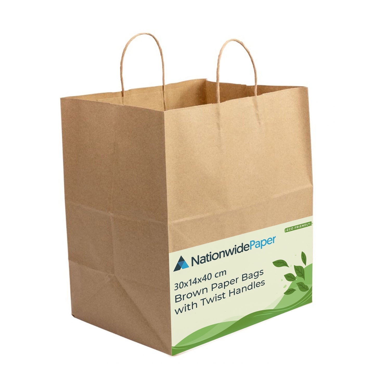 Brown Paper Twist Handle Bags
