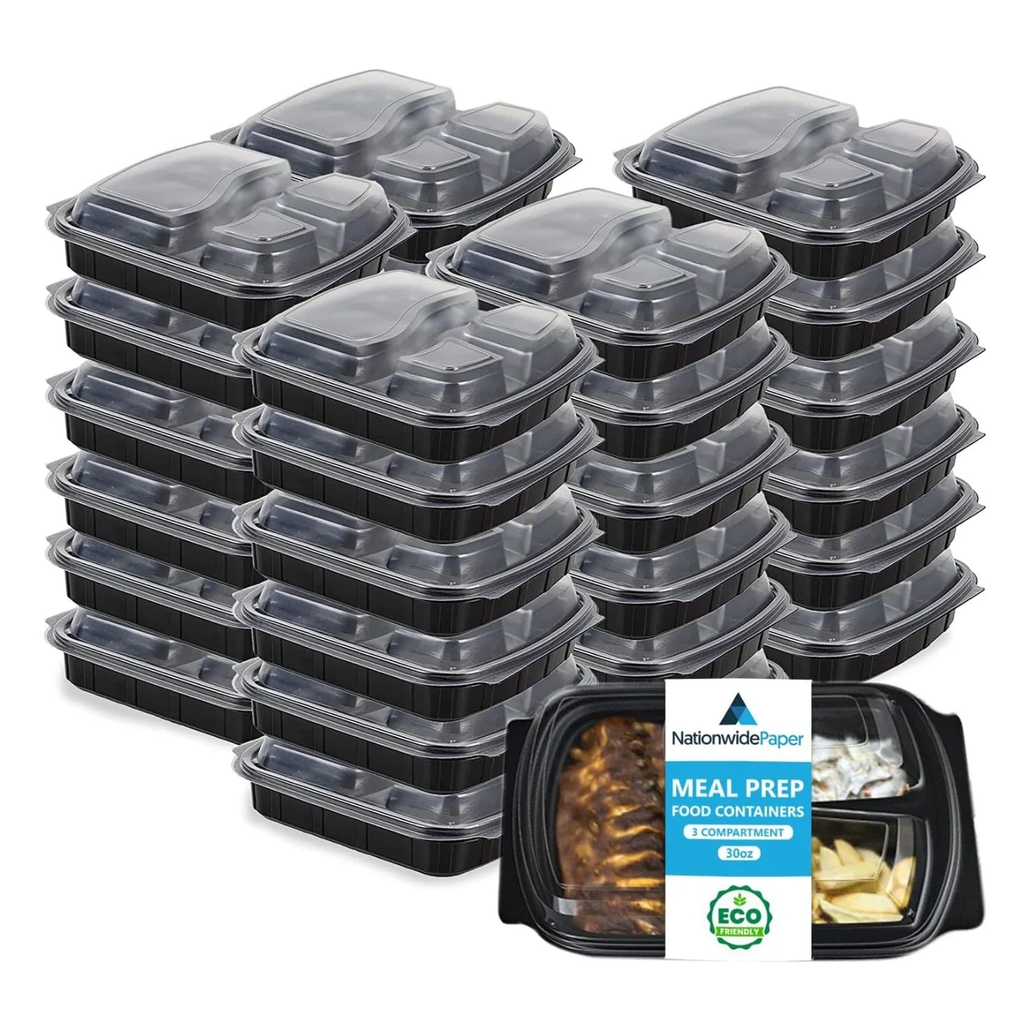 3 Compartment Meal Prep Containers