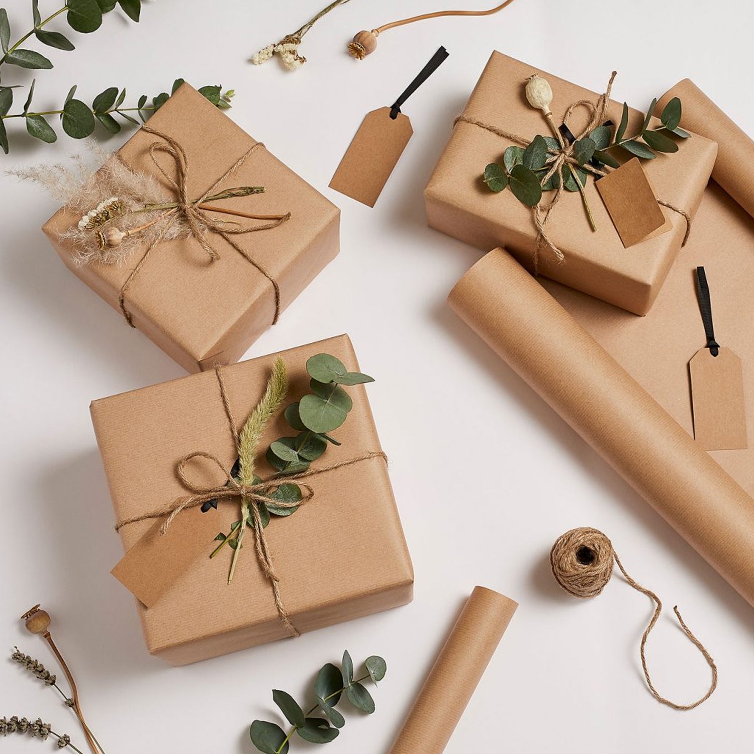 Brown Kraft Wrapping Paper Roll 500mm