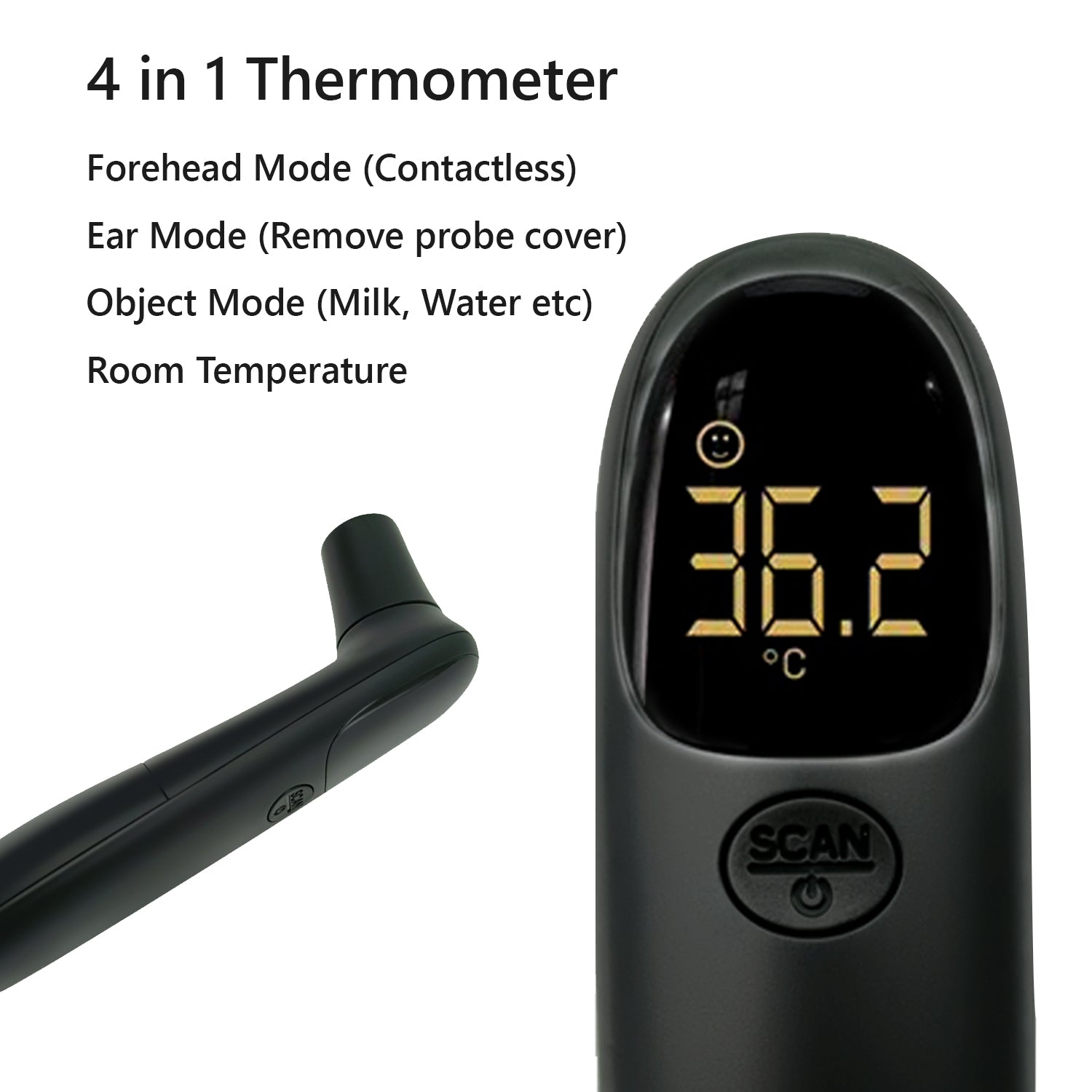 Black Photon Digital Thermometer