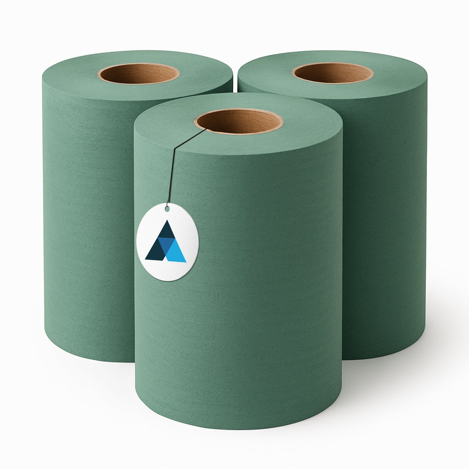 Green 1 Ply Paper Cleaning Roll 76m x 20cm