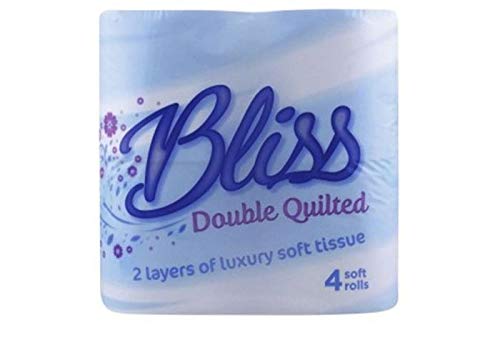 2 Ply Bliss Ultra Soft Luxury Toilet Tissues Pack of 4*10 Rolls 70 Sheets Per Roll