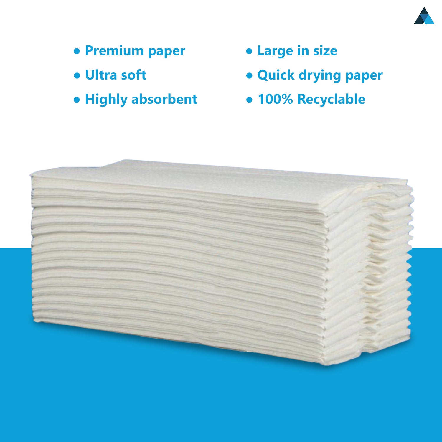 C Fold 1 Ply Paper Hand Towels 2760 White Sheets 15 Sleeves