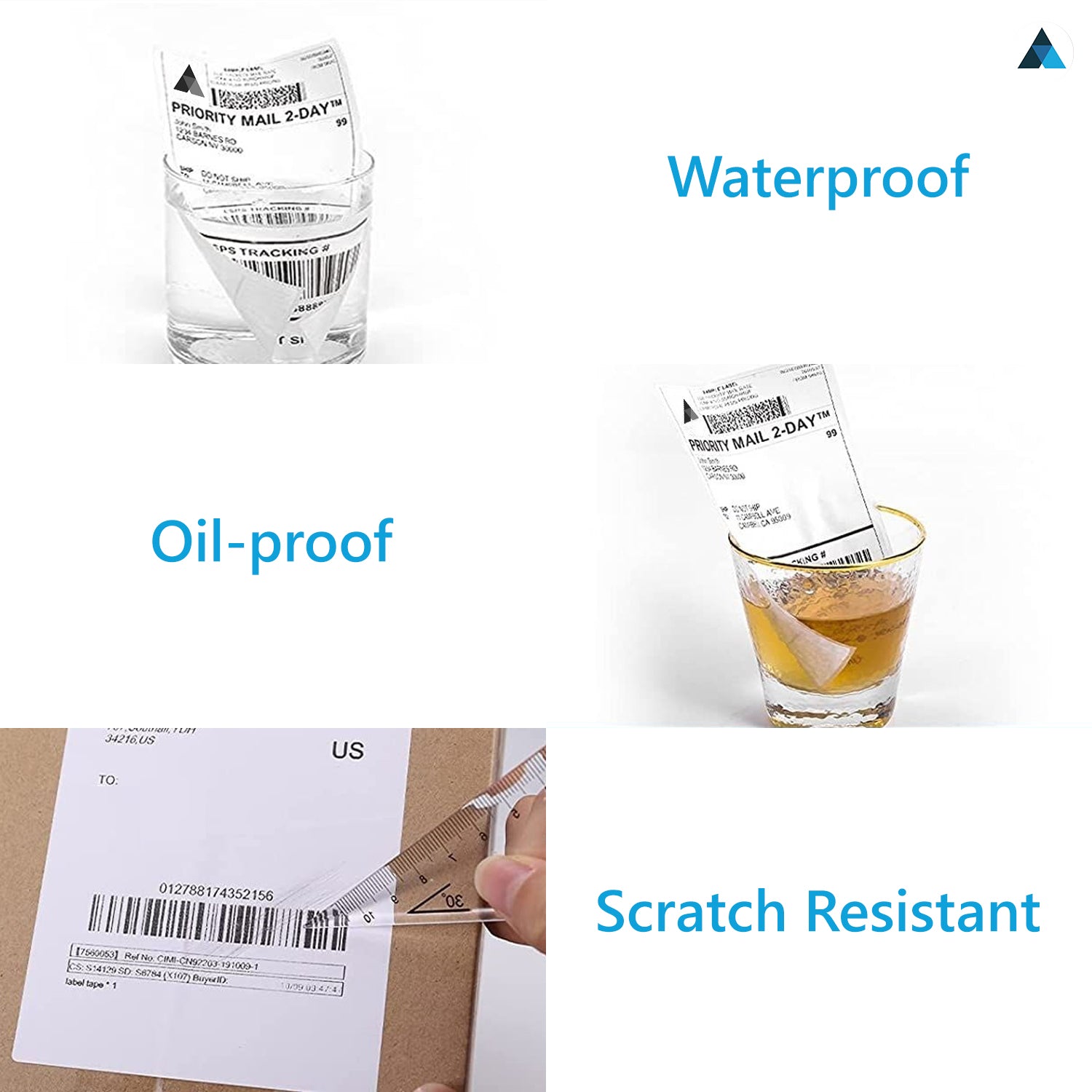 Thermal label 6x4", 1000 label/ roll 102mm x 152mm
