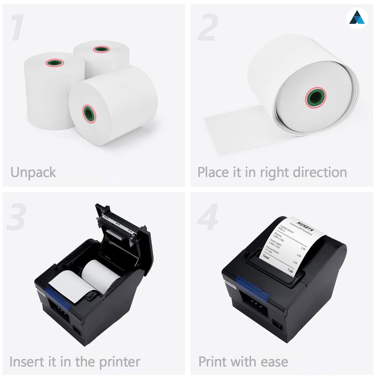 Thermal Till Rolls 80 x 80 mm