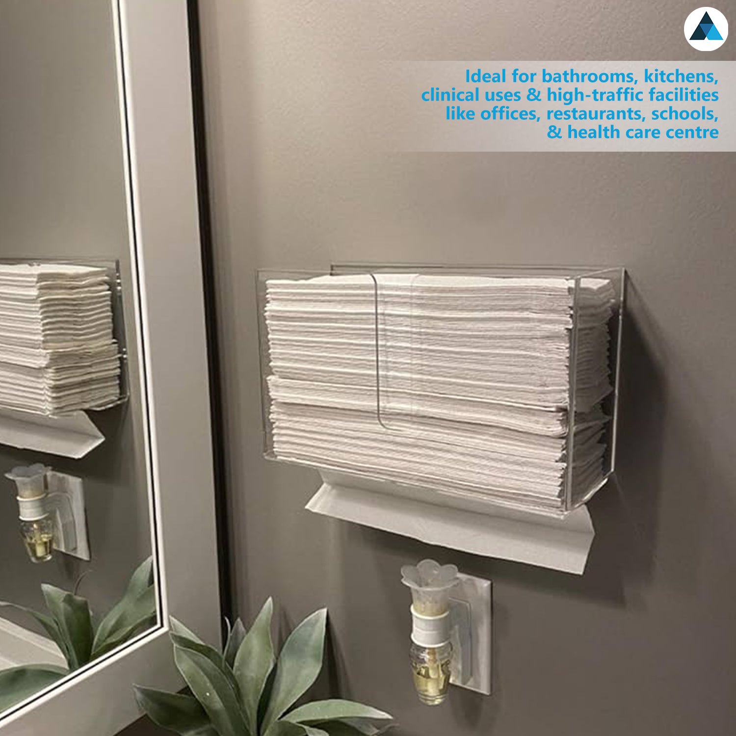31x23cm White C Fold Paper Hand Towel 2 Ply 2430 Sheets