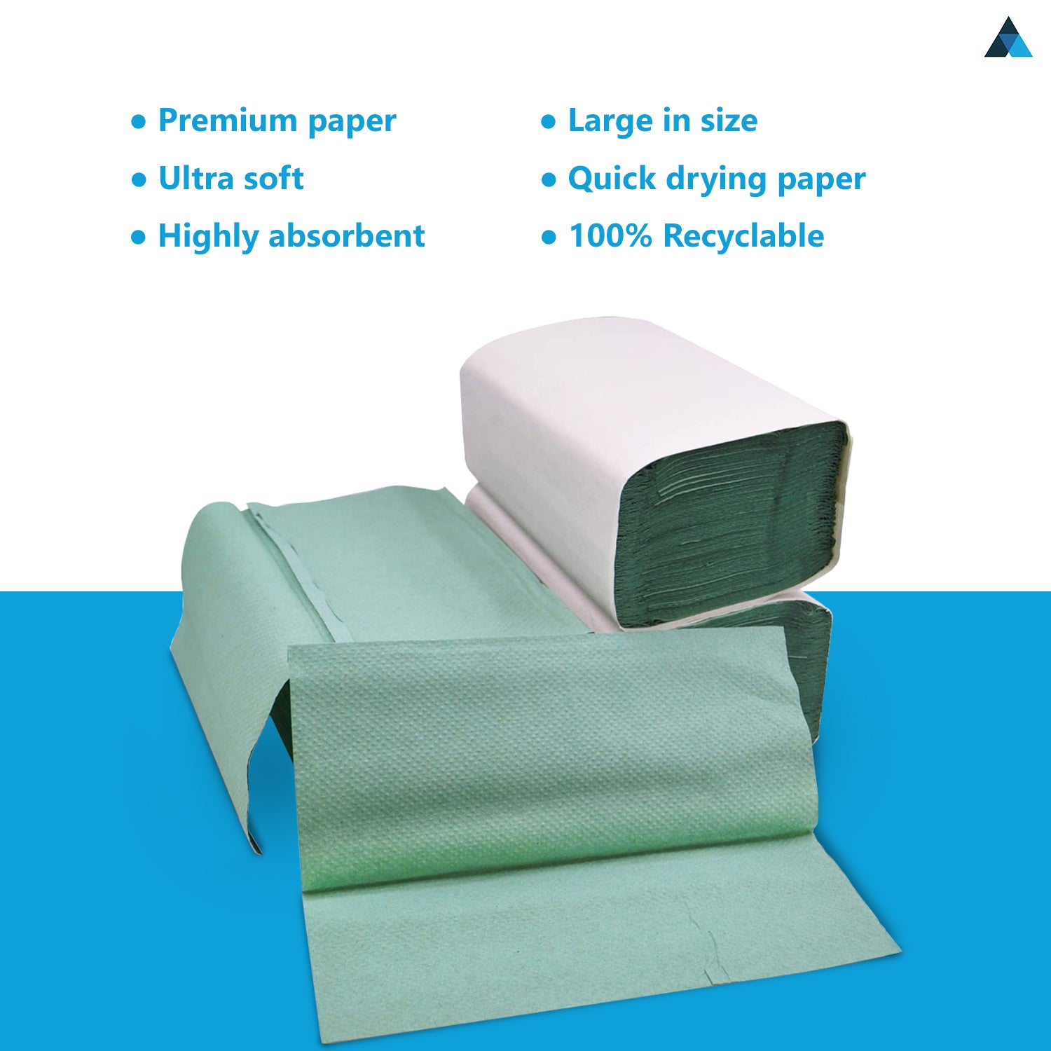 V Fold Paper Towels 4000 Sheets 24.5x22.2cm