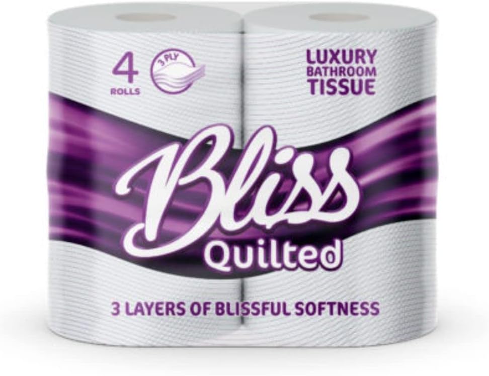 3 Ply Bliss Toilet Tissue Roll 10 x 4 pack Toilet Tissues