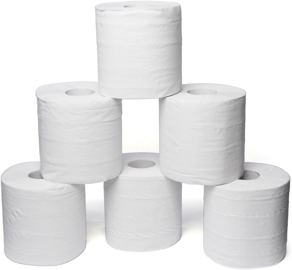 120M-1Ply Centrefeed White Kitchen Rolls (Pack of 6)