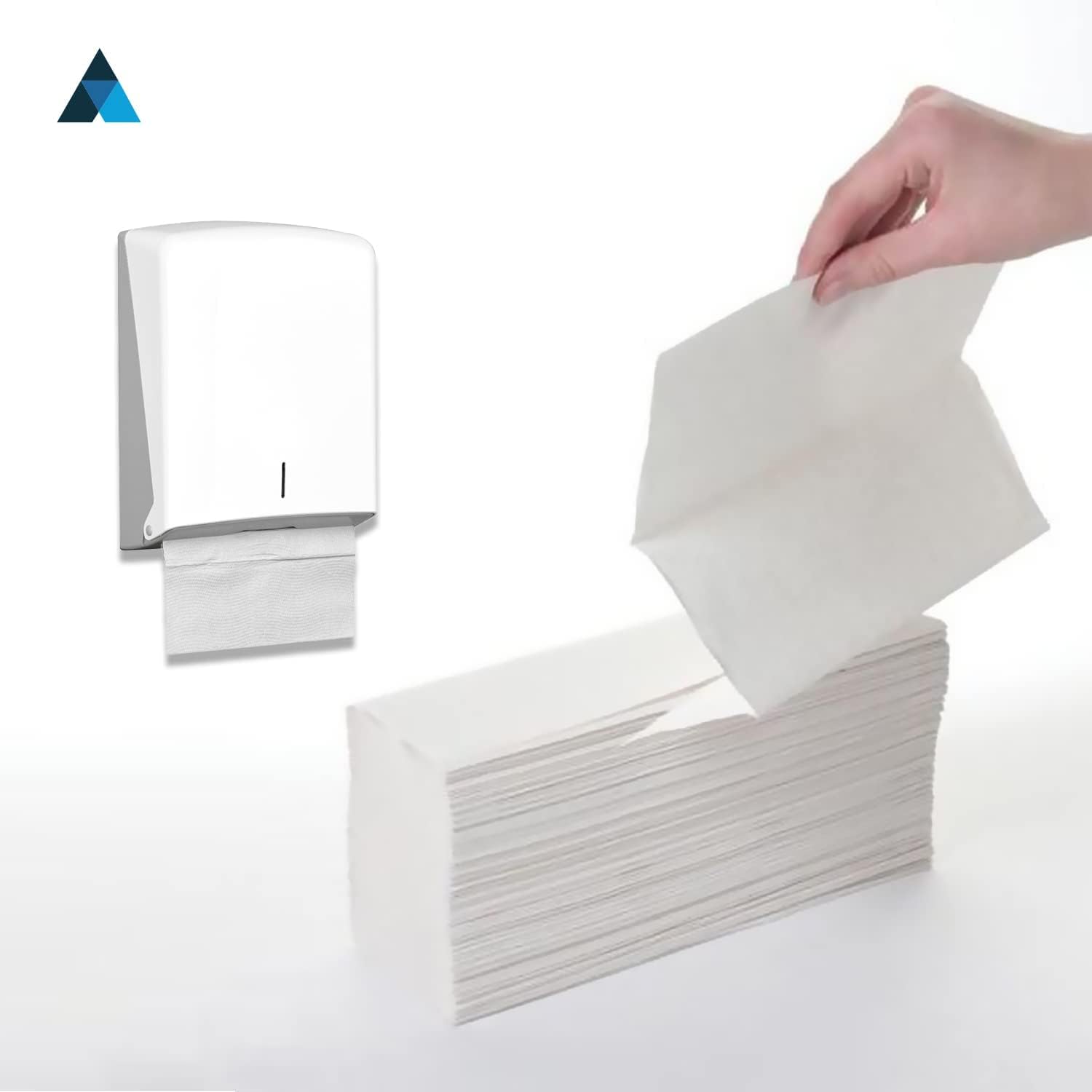 24x20.3cm Paper Towels 3000 Sheets Extra Strong 2 Ply Paper Towels Z Fold White