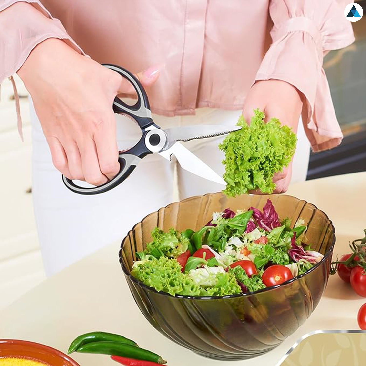 Kitchen Scissor Steel Blades with Ultra Sharp Blades