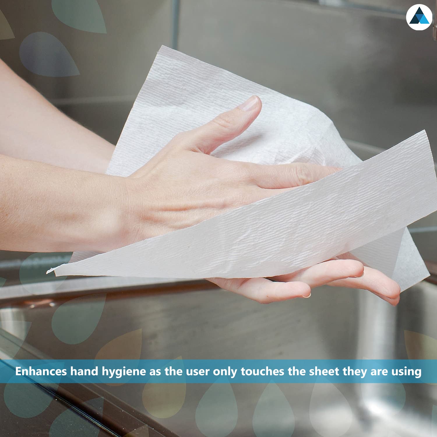 C Fold 1 Ply Paper Hand Towels 2760 White Sheets 15 Sleeves