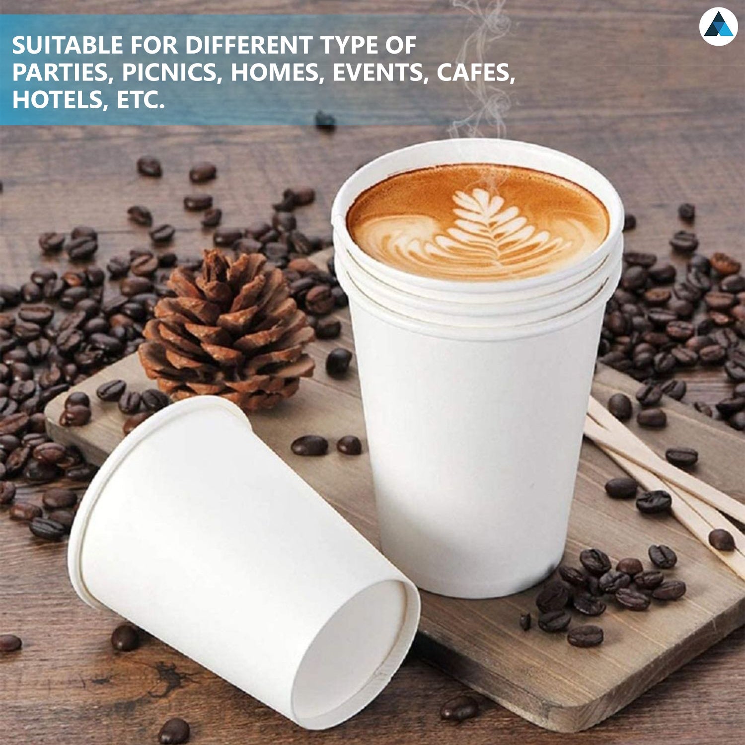 12oz Disposable Single Wall Cups