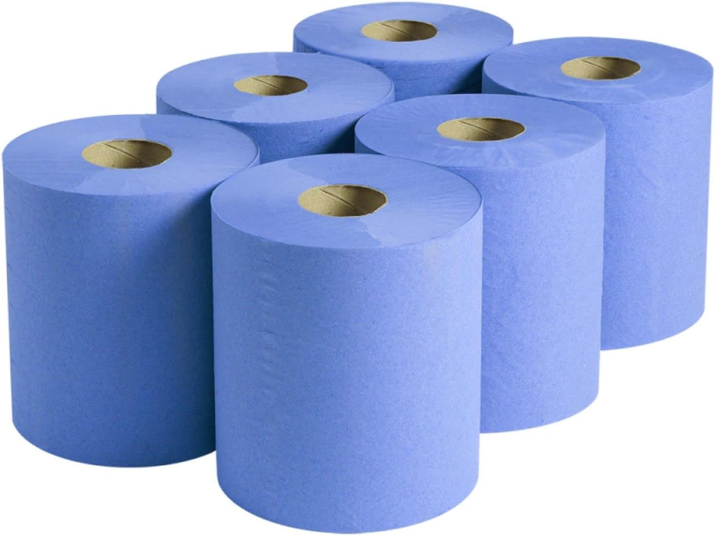 150M-2Ply Centrefeed Blue Kitchen Rolls (Pack of 6)