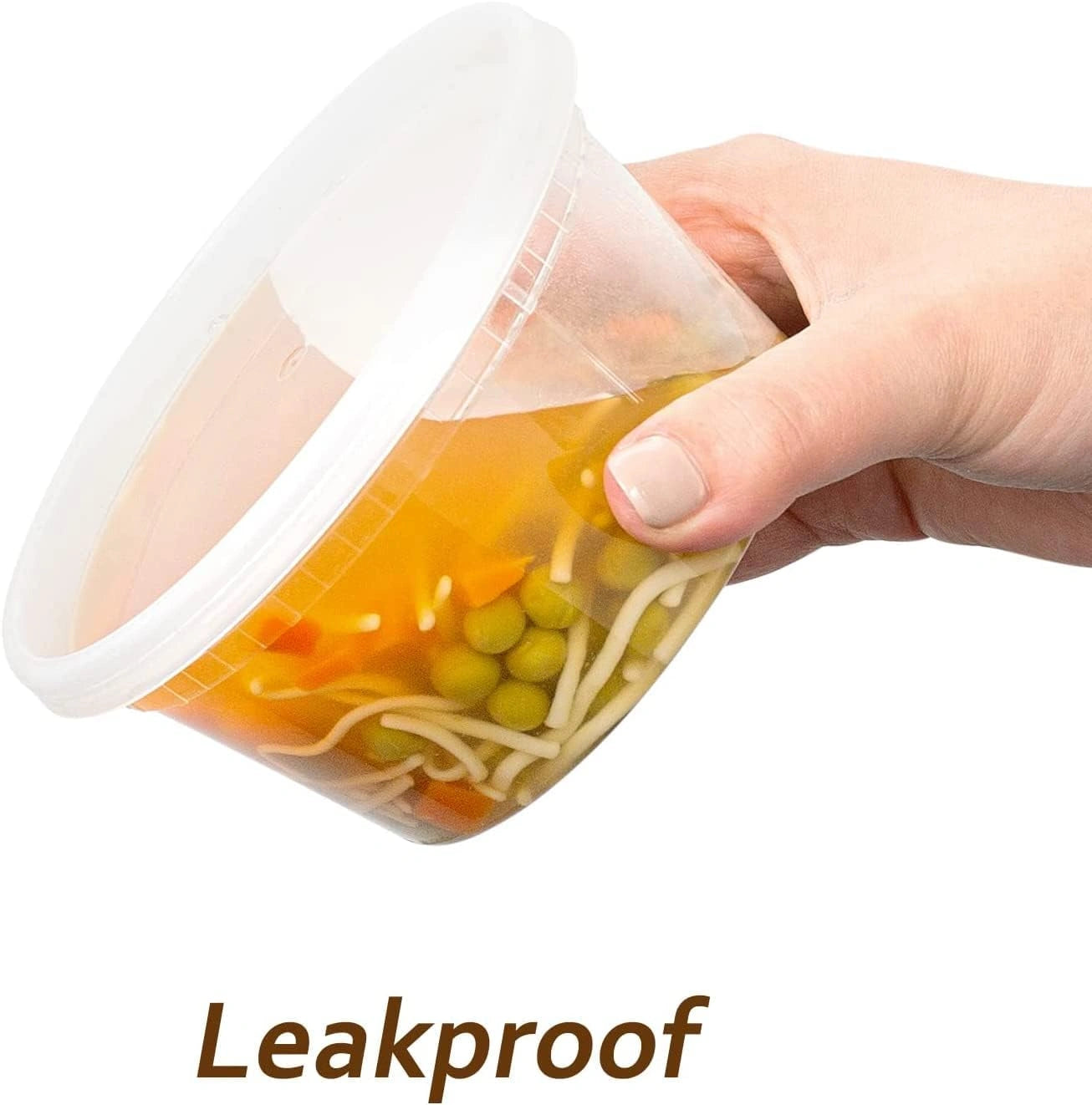 16oz Meal Prep Food Containers with Lids