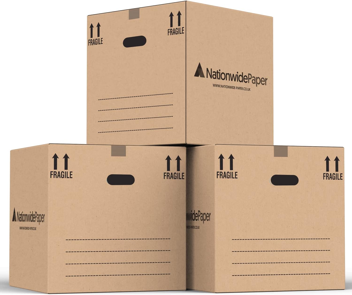 Large Removal Boxes Moving House Packaging Boxes 53 x 53 x 41 cm