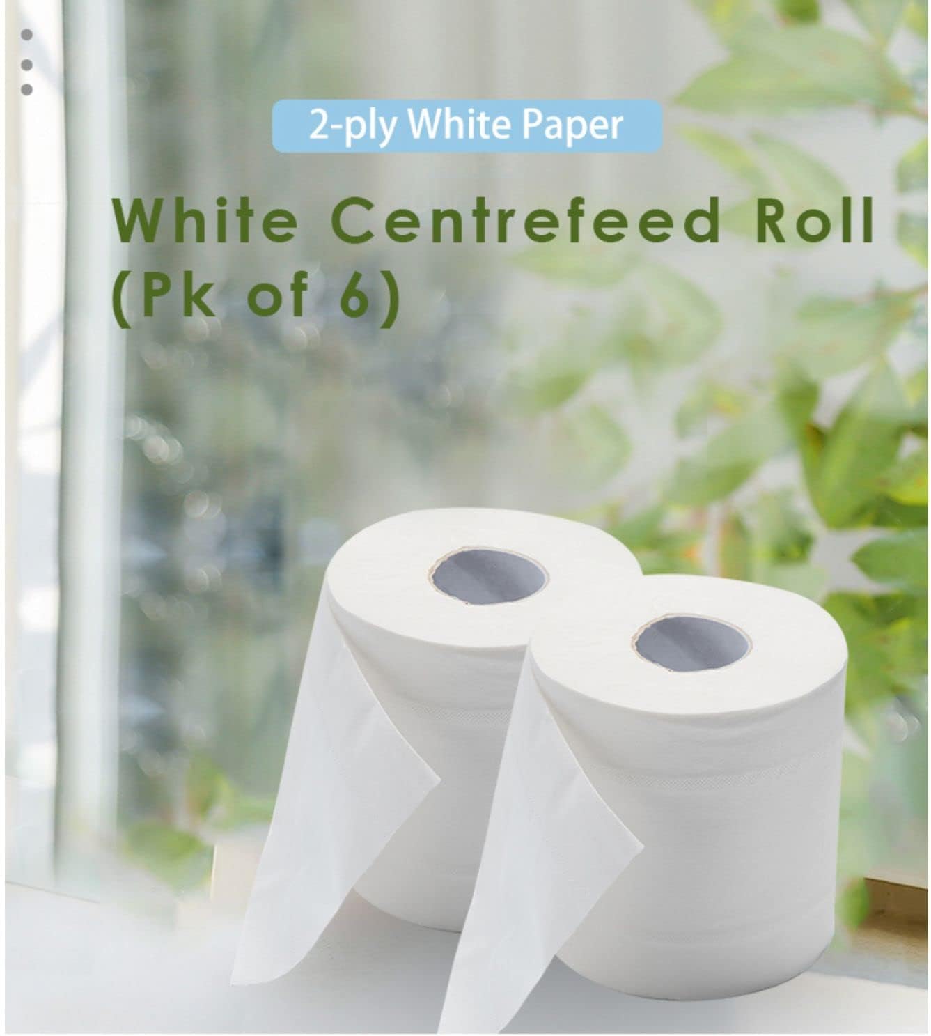 120M-2Ply Centrefeed White Kitchen Rolls (Pack of 6)