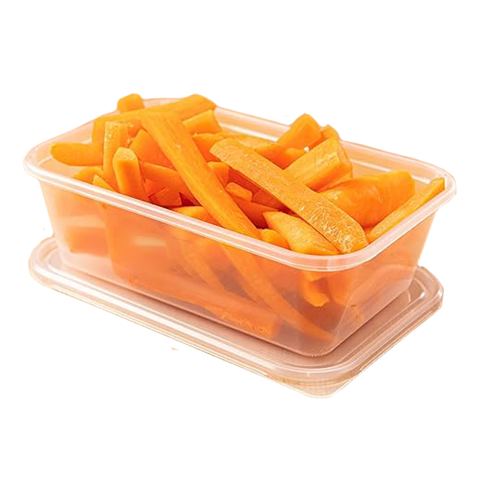 Plastic Food Containers with Lids 650ml