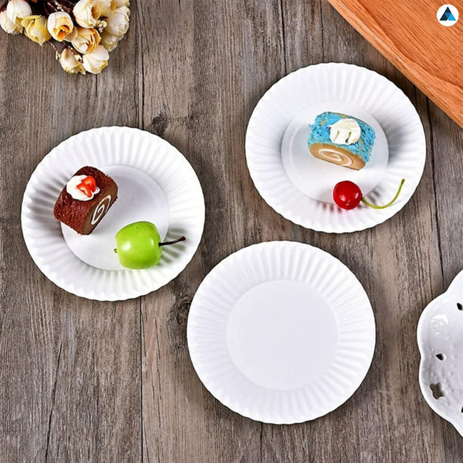 7 Inch Round Paper Plates Disposable