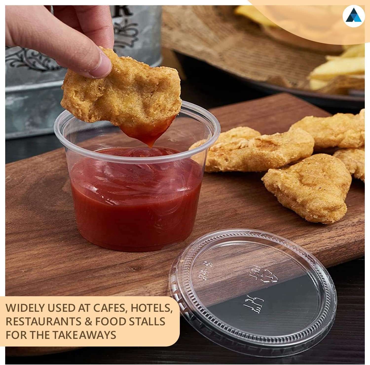 2oz Plastic Sauce Pots