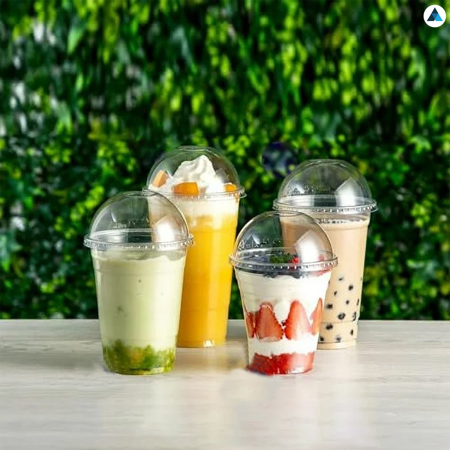 16oz Strong Smoothie Cups with Dome Lids