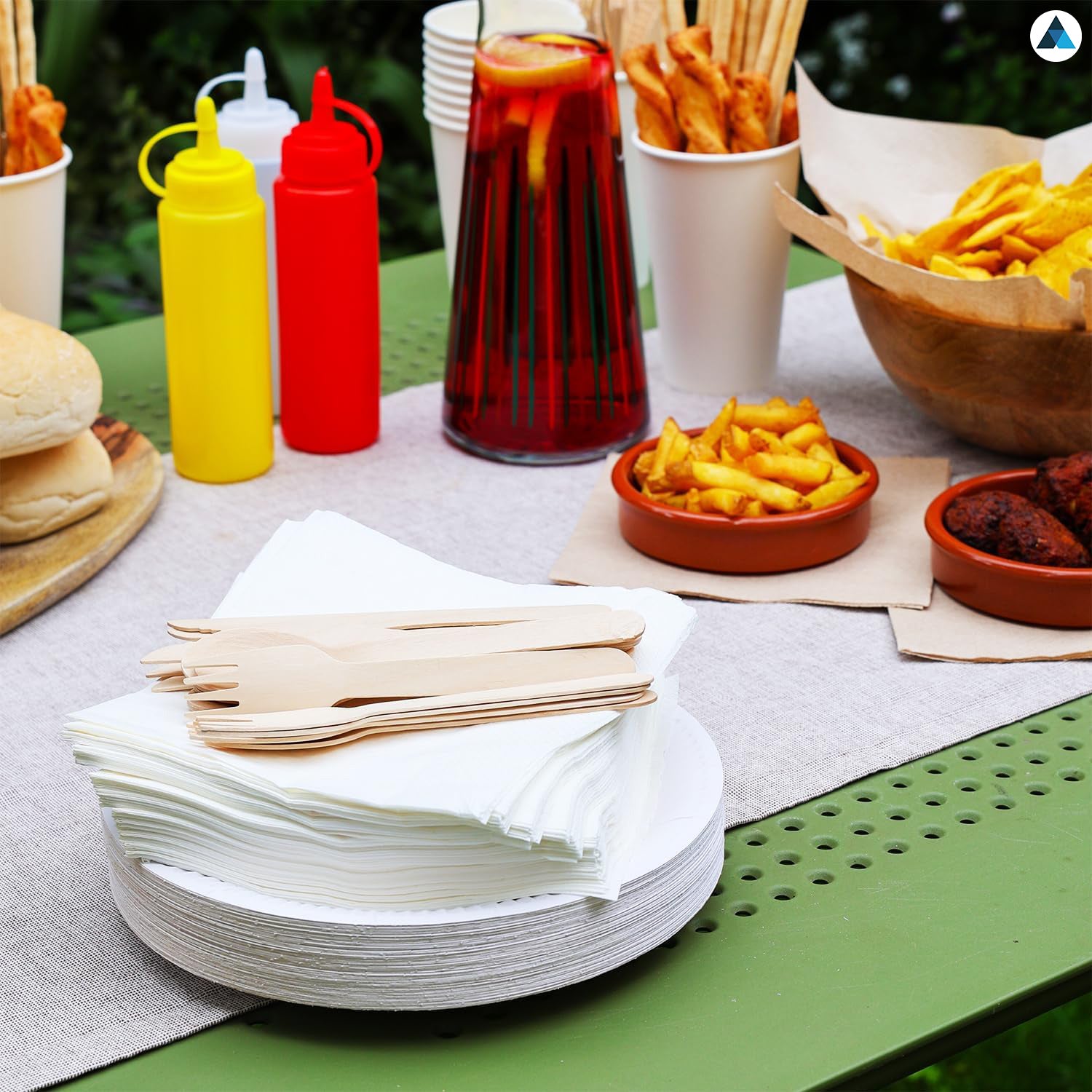 7 Inch Round Paper Plates Disposable